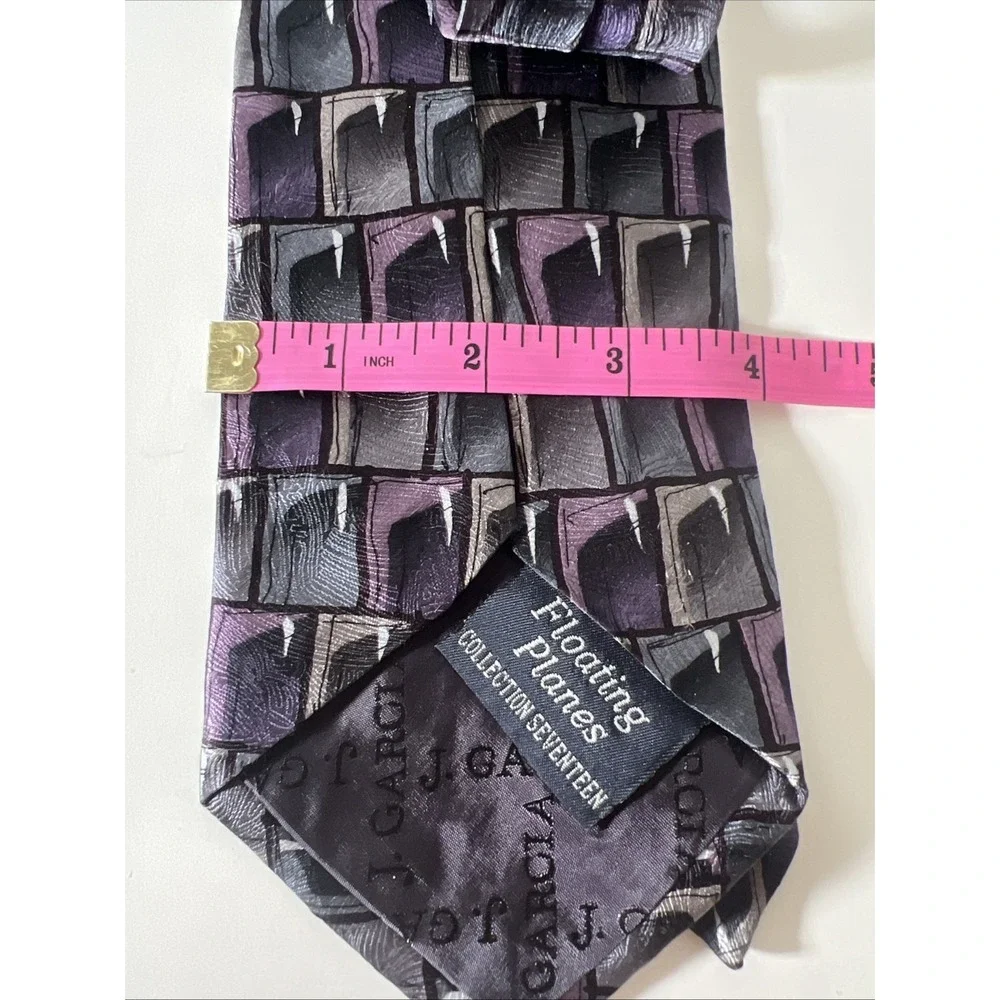 J. Garcia Men's Floating Planes Collection‎ Seventeen Silk Neck Tie 1996